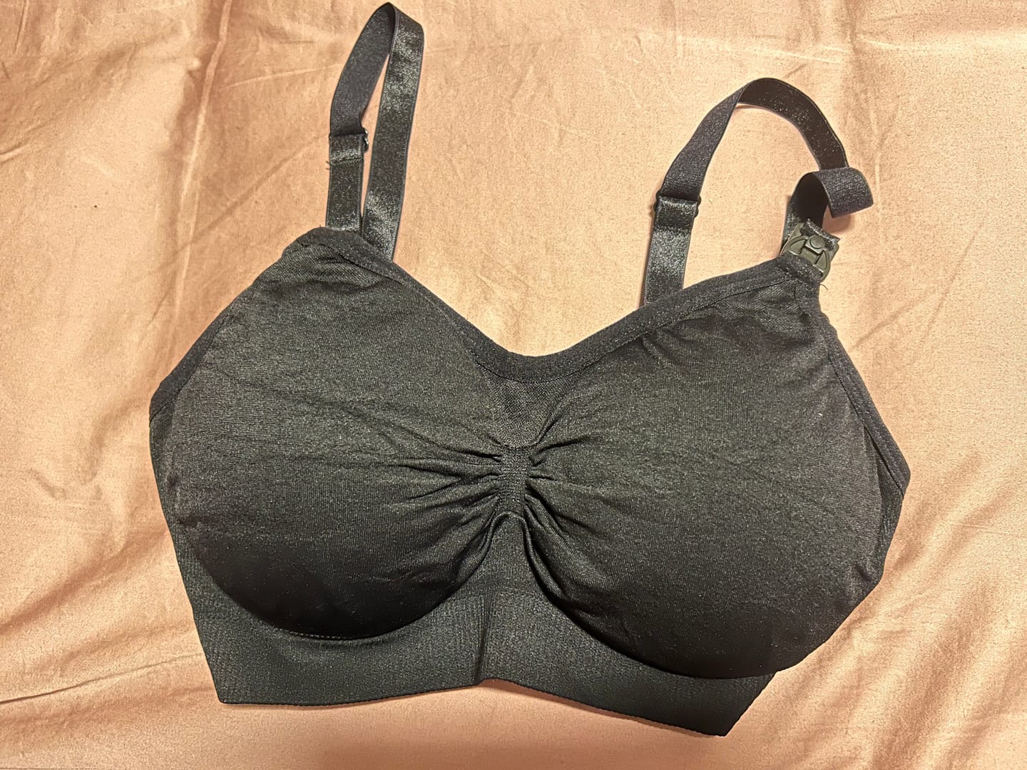 Customer photo review of Lovemère Seamless Nursing Bra