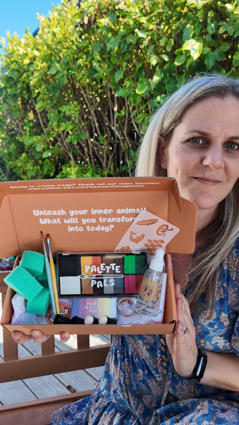 Customer photo review of The Animal Kingdom Face Paint Kit