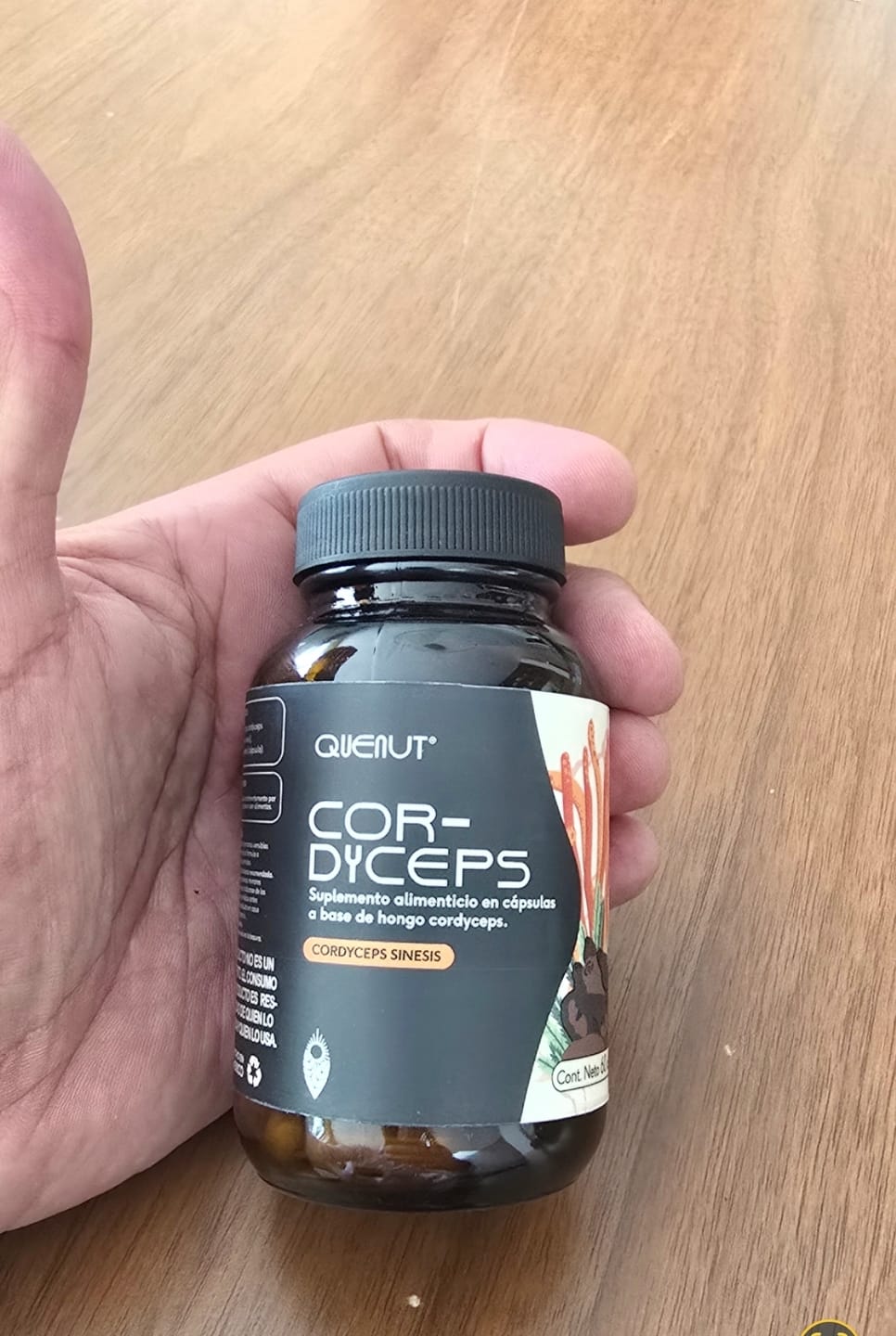 Customer photo review of Cordyceps (60 cápsulas)
