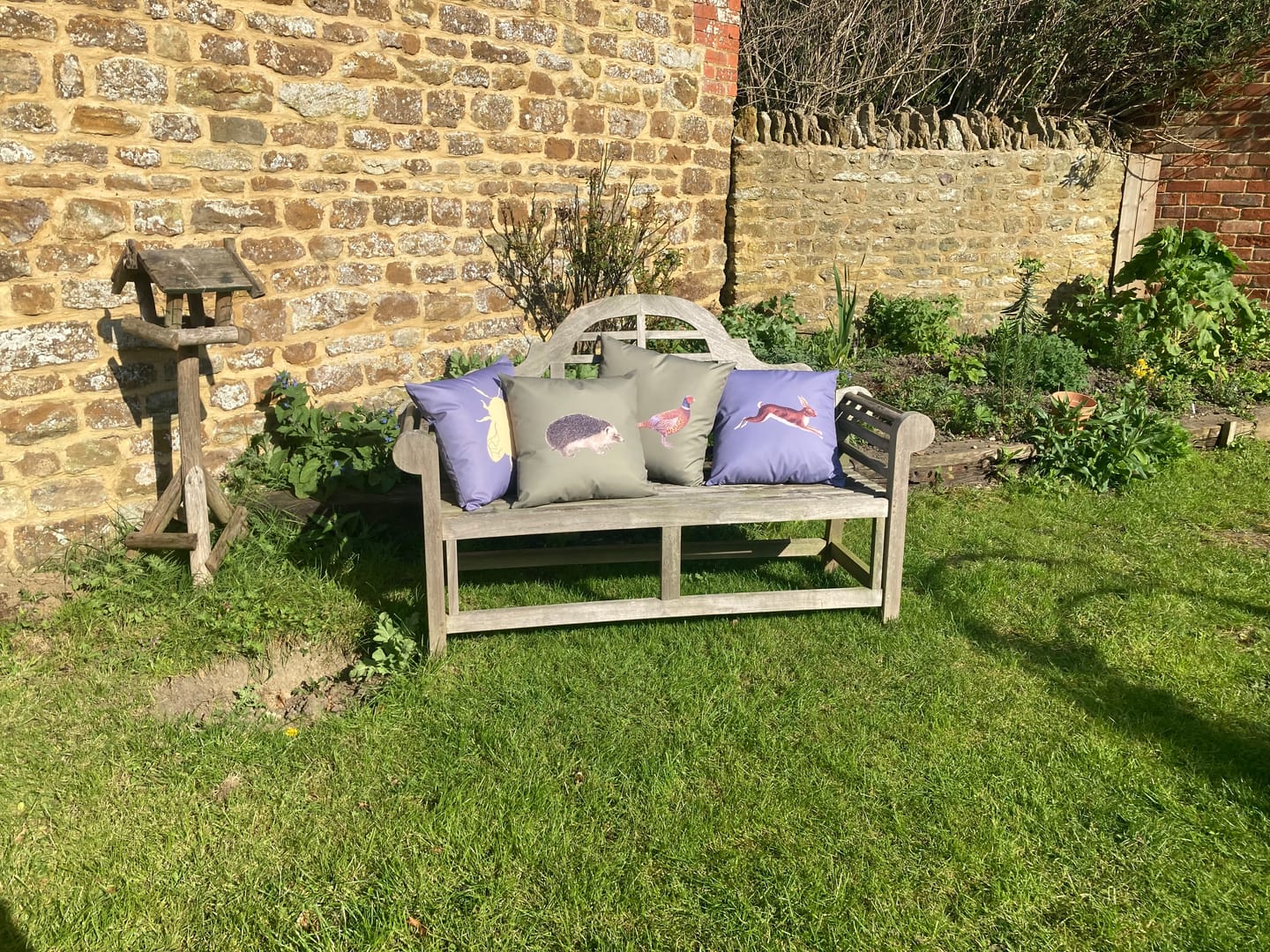 Customer photo review of Outdoor Garden Waterproof Cushion - Hare