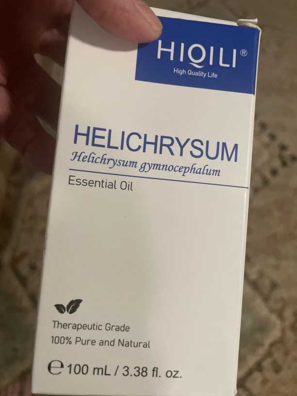 Customer photo review of Helichrysum Essential Oil