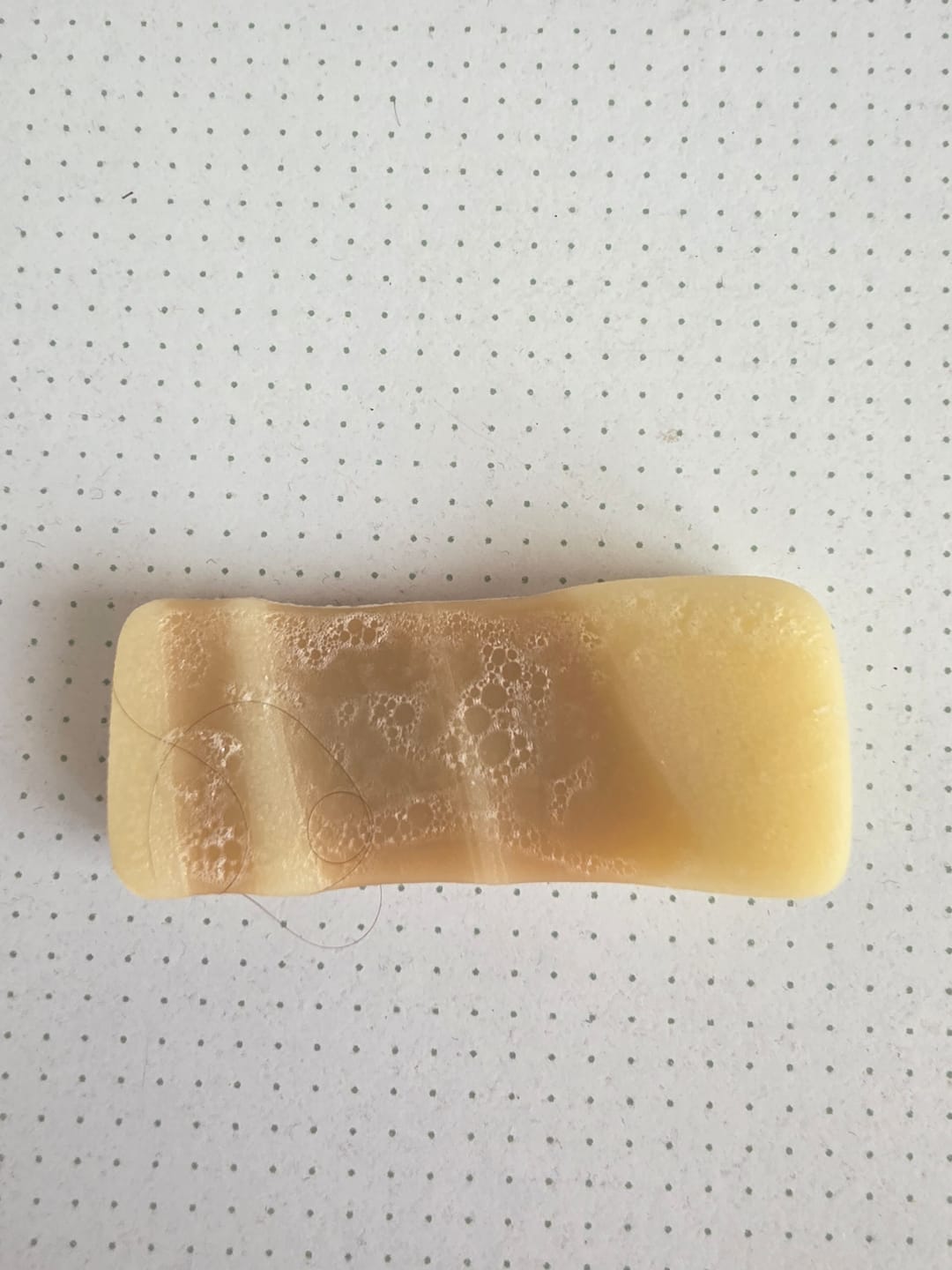 Customer photo review of 15% Coffee-Calma Haarseife (Haarwachstum & Tiefenpflege)