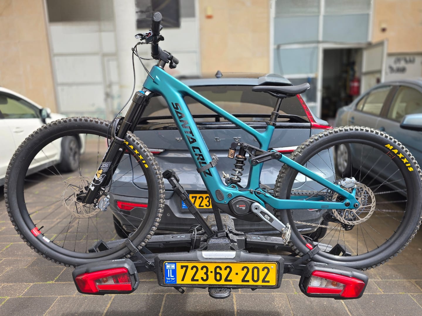 Customer photo review of מנשא לוו גרירה אחורי לשני זוגות CHENFAN אופניים חשמליים