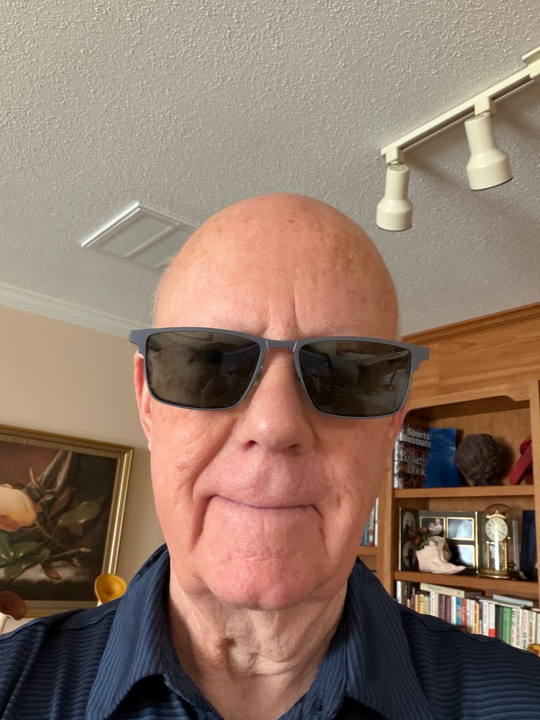 Customer photo review of Jensen | Titanium Magnetic Clip-on Eyeglasses Sunglasses | ZanyLen Best Sellers