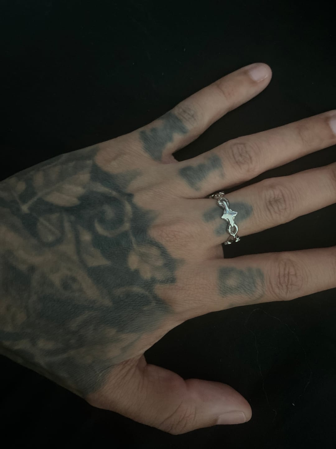 Customer photo review of BARBED WIRE RING