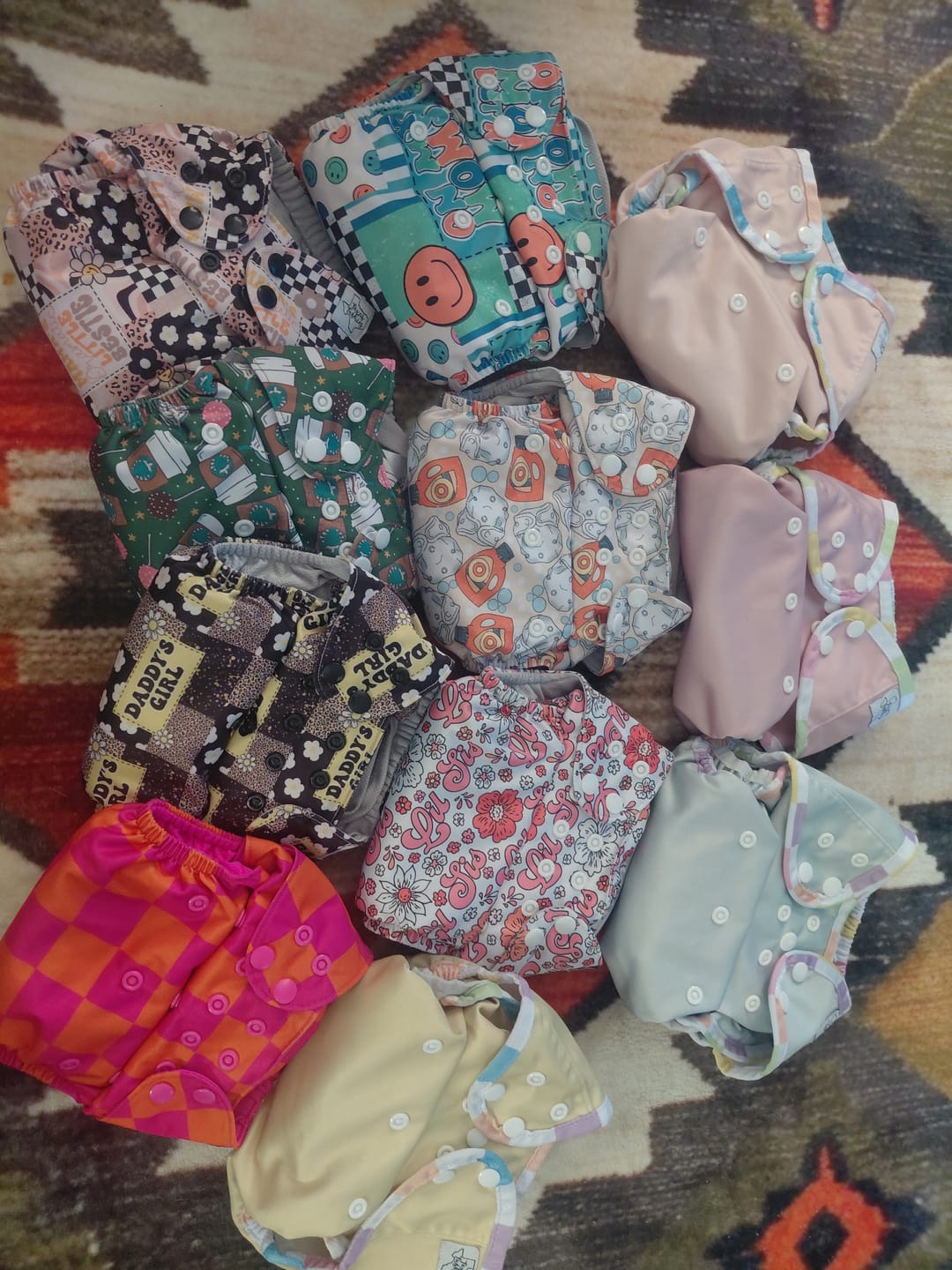 Customer photo review of Mystery Cloth Diaper Deals