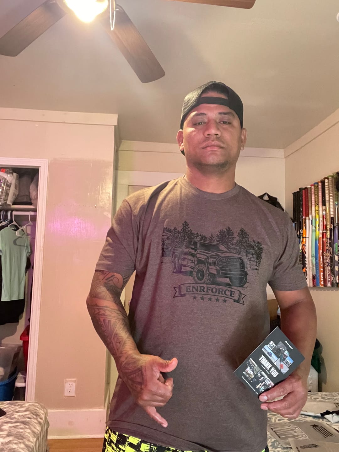 Customer photo review of For God And Country Tee