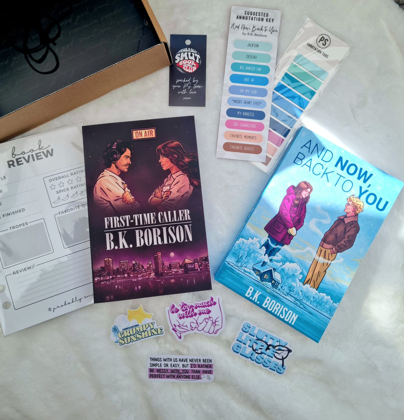 Customer photo review of First-Time Caller by B.K. Borison
