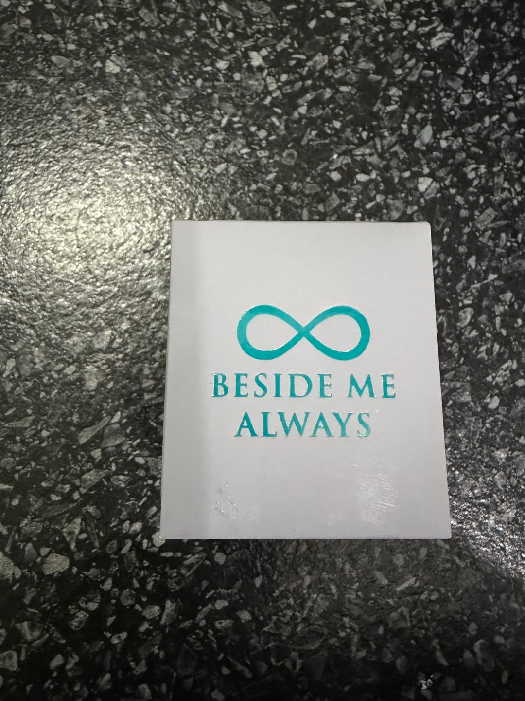 Customer photo review of Evelyn Eternity Ring, suitable for up to 3 sets of ashes.