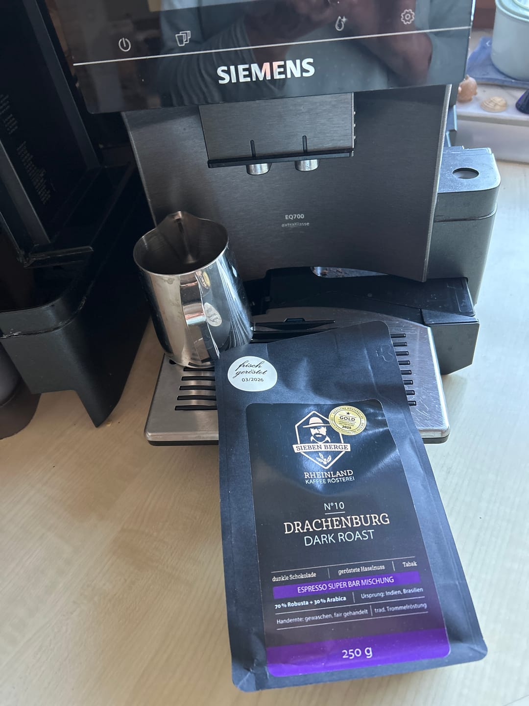Customer photo review of Entdecke vier einzigartige Röstungen – Espresso Probierpaket 4x 250g