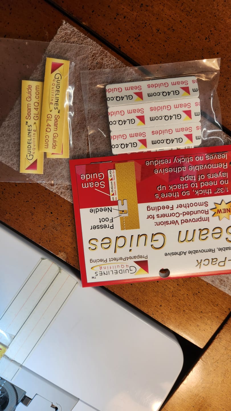 Customer photo review of Seam Guides (6pk), Guidelines 4 Quilting