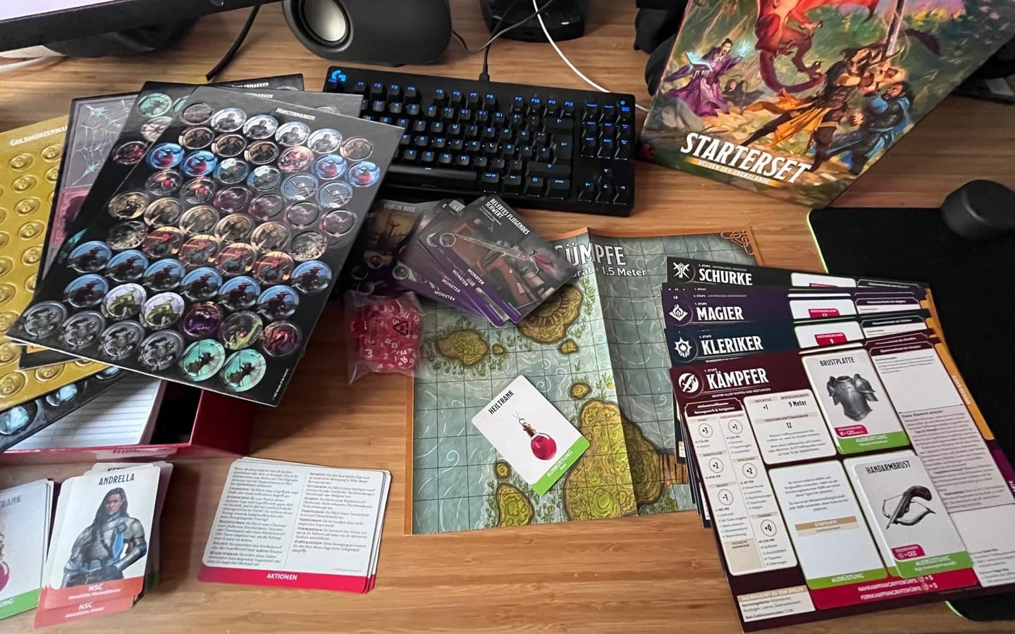 Customer photo review of D&D Starter Set: Heroes of the Borderlands - Deutsch