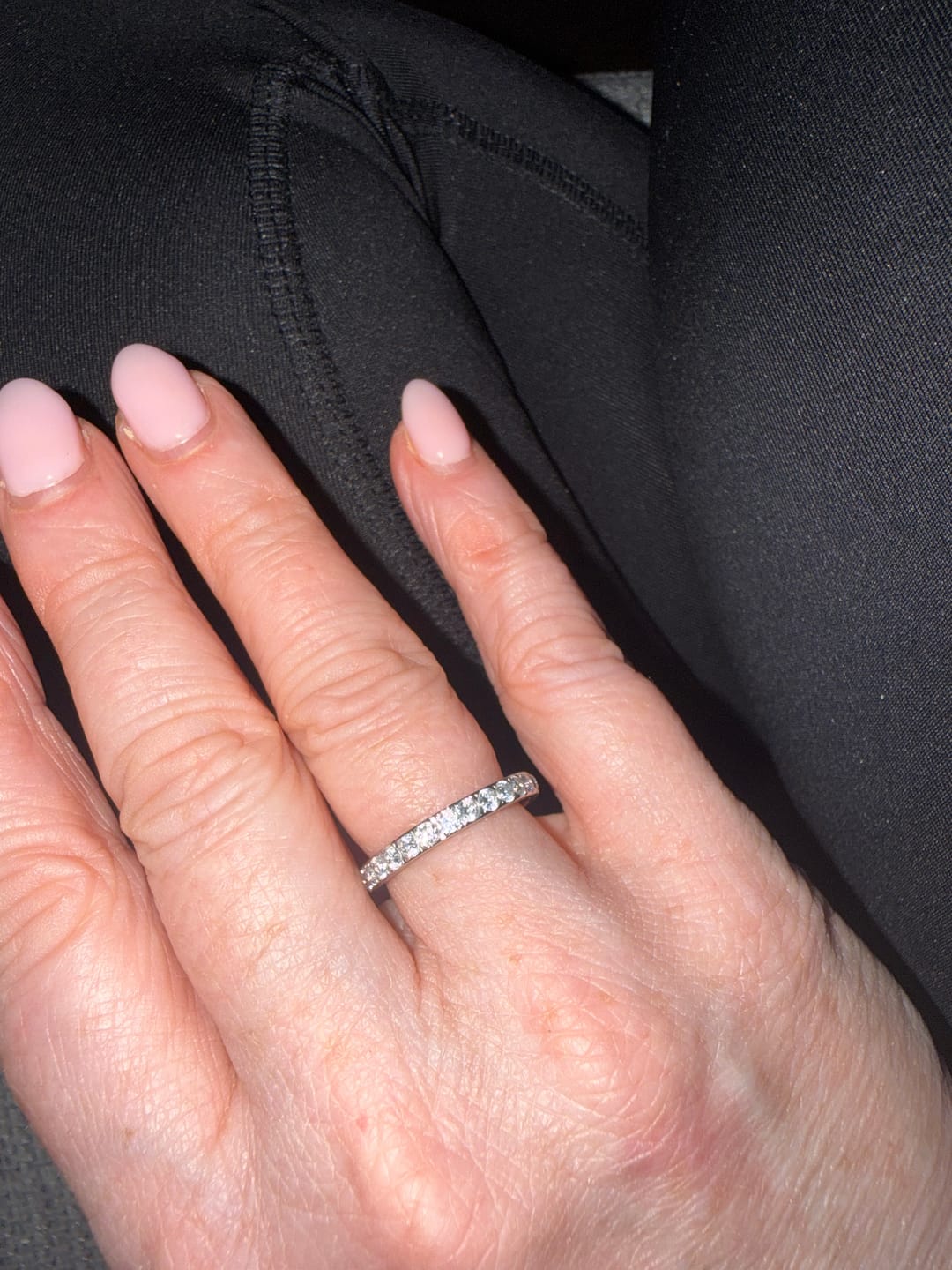 Customer photo review of Eternity Band Ring