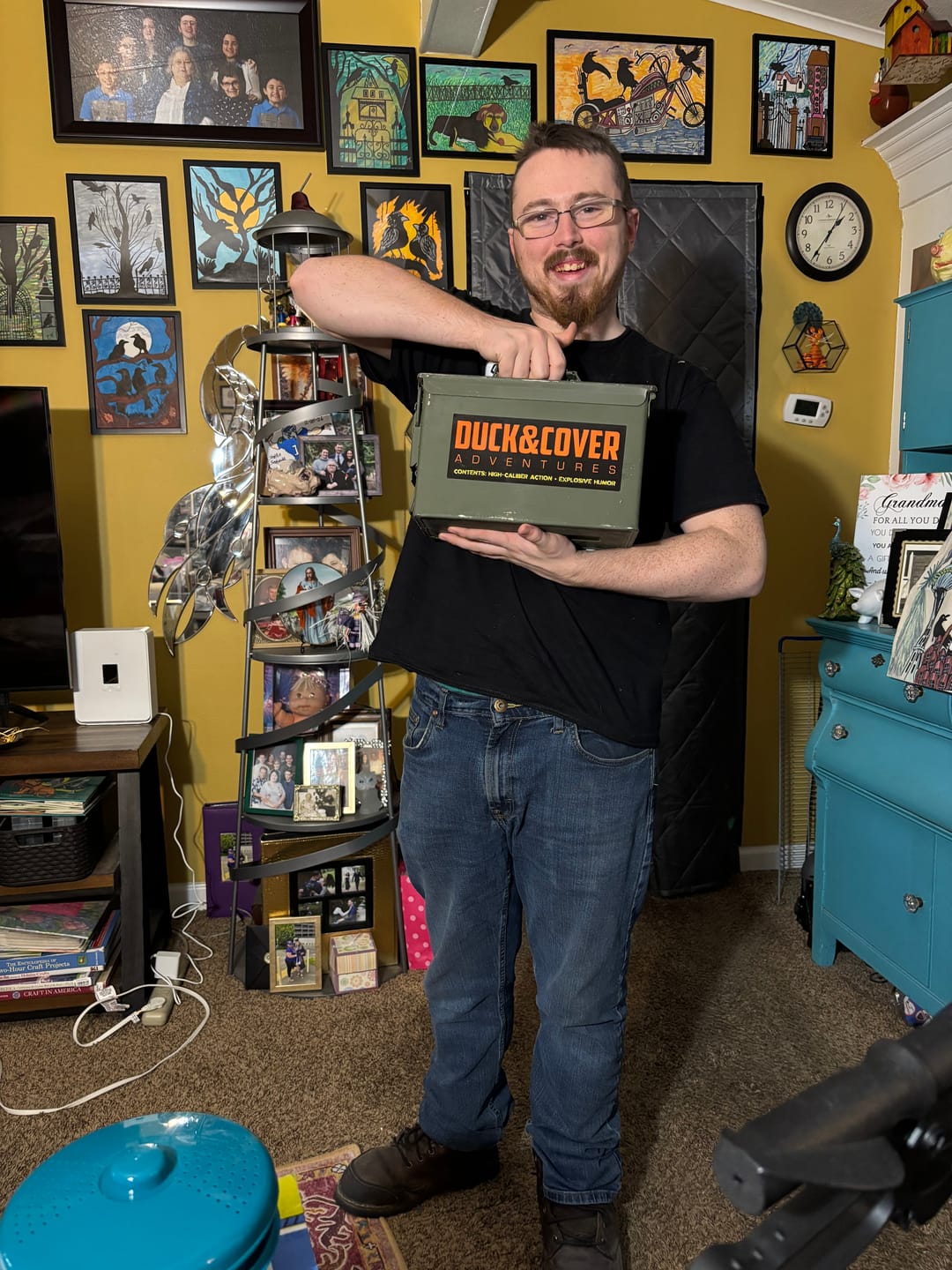 Customer photo review of Duck & Cover Ammo Can