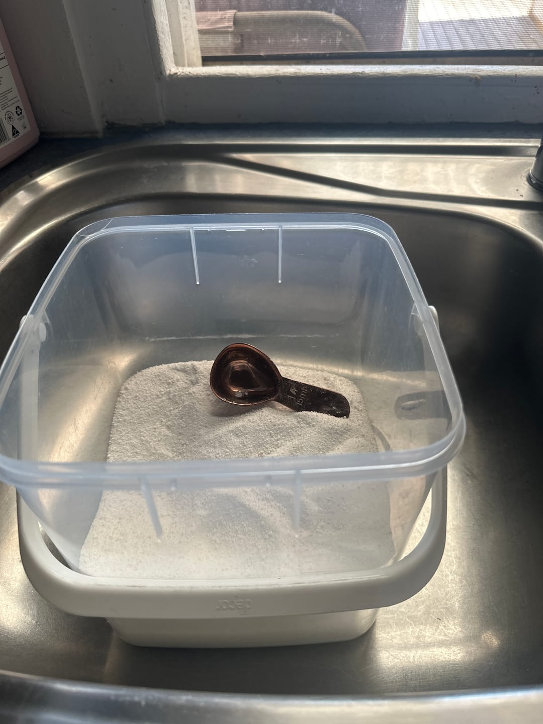 Customer photo review of Stainless Steel Laundry Powder Scoop