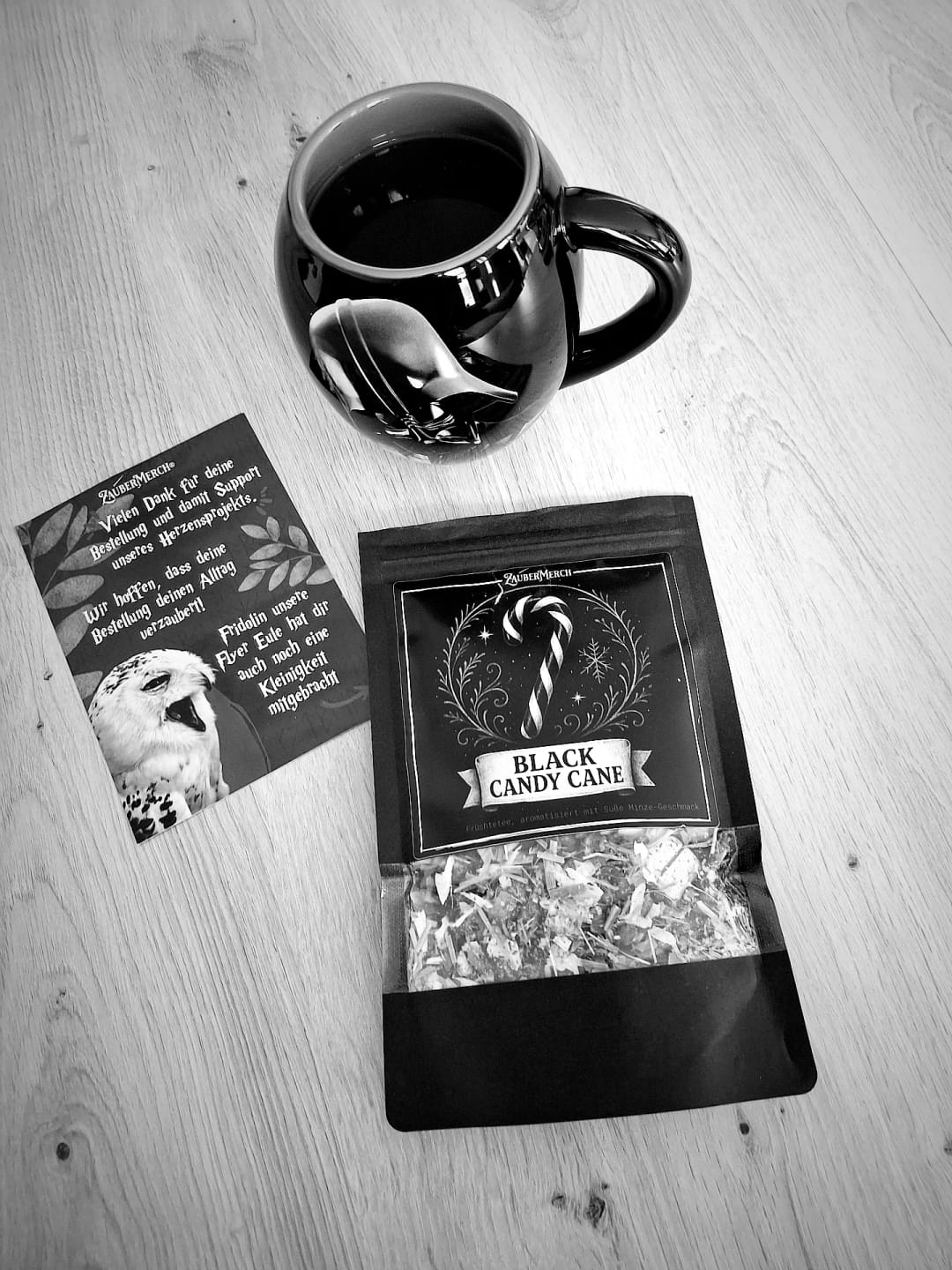 Customer photo review of Black Candy Cane – Früchtetee mit süßer Minze & winterlicher Magie | Limitierter Winter Tee
