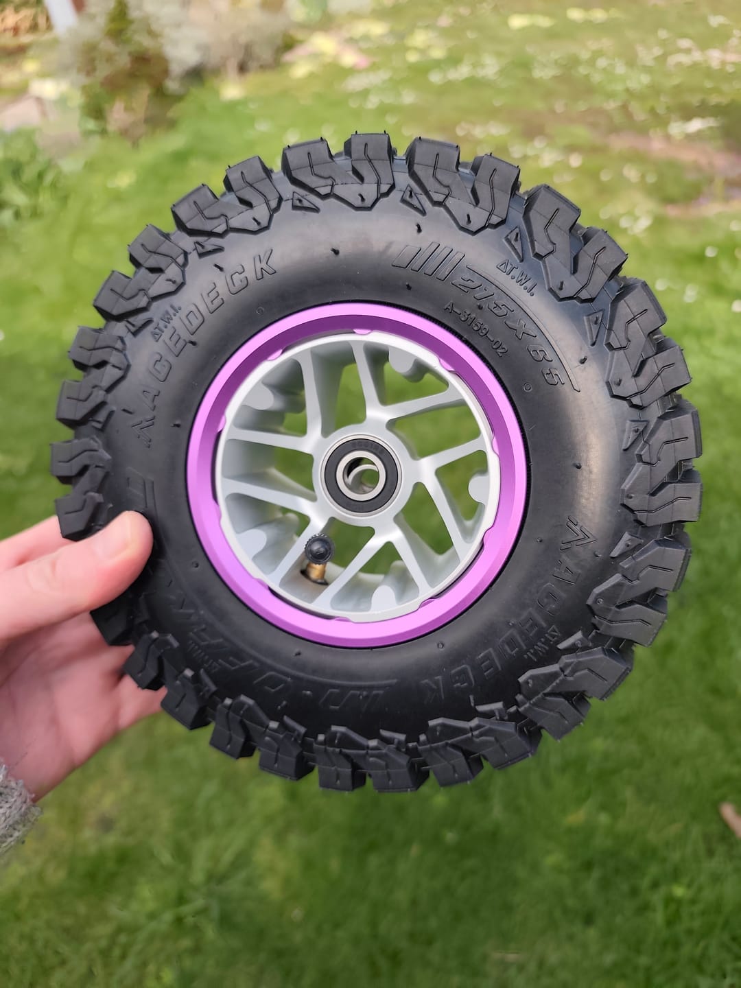 Customer photo review of Acedeck® TRX Off-Road 215*65mm/8.5inch Wheel Tire