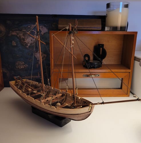 Reseña con foto de un cliente sobre Maqueta Barco Bounty boat