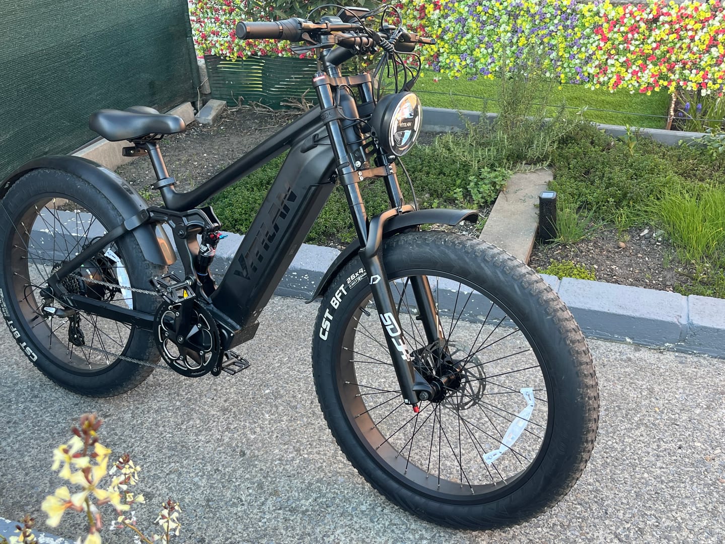 Customer photo review of T7PRO Full Suspension Mountain E-bike