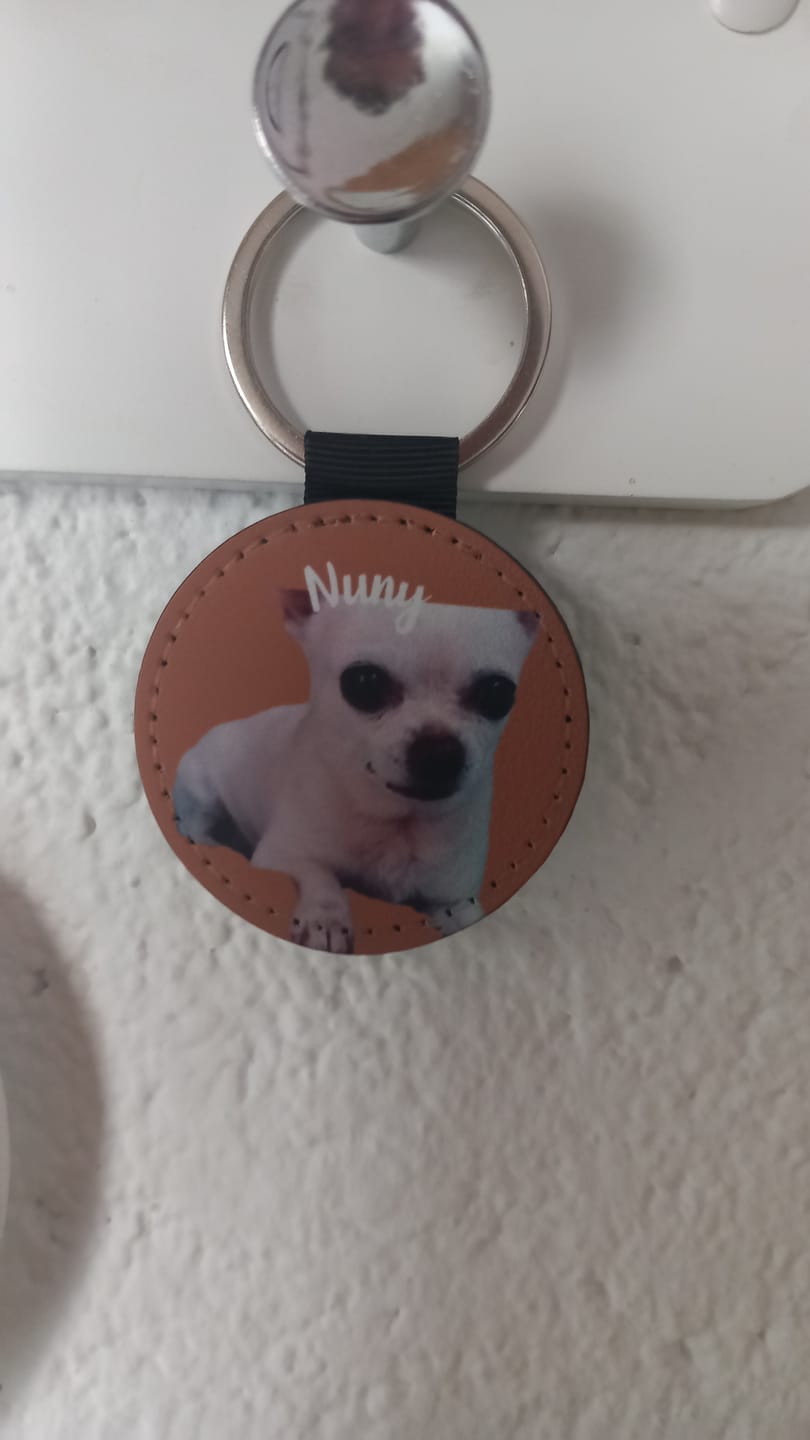 Customer photo review of Personalisierter Schlüsselanhänger - Haustierportrait