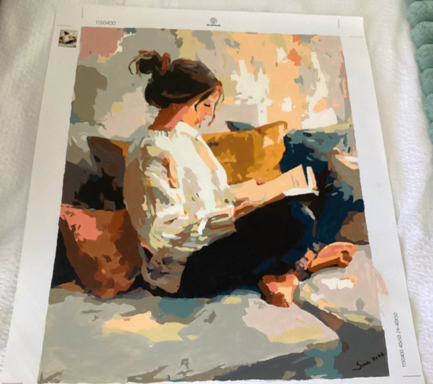 Customer photo review of Sunday time | Paint by Number