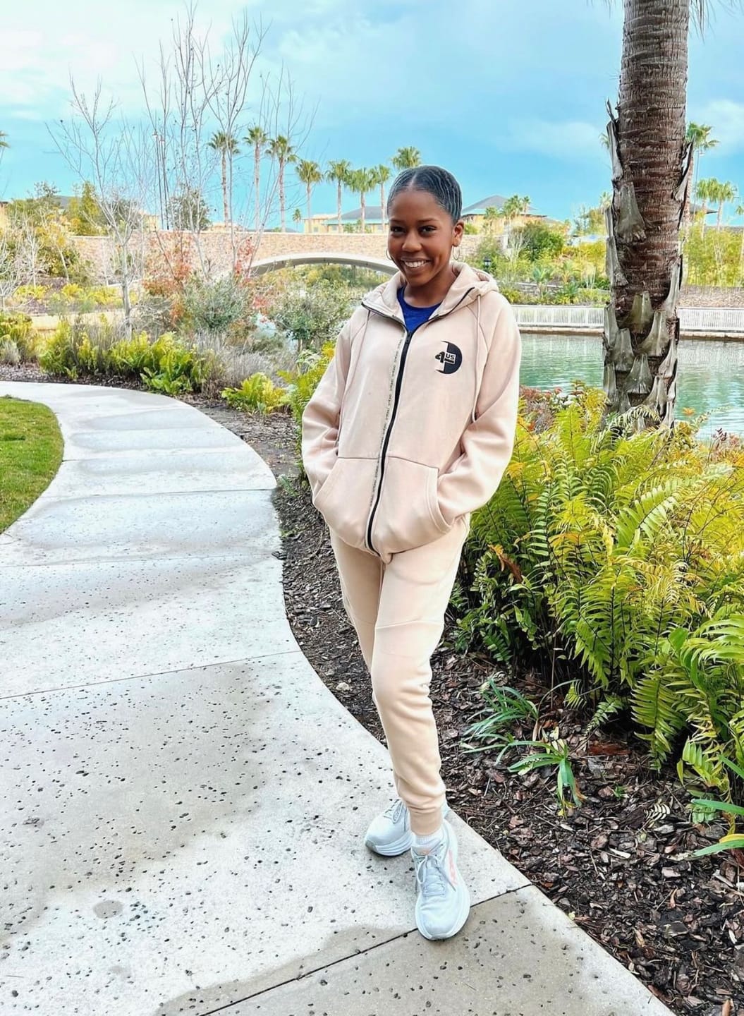 Customer photo review of "I'm The Message" Fitted Tracksuit