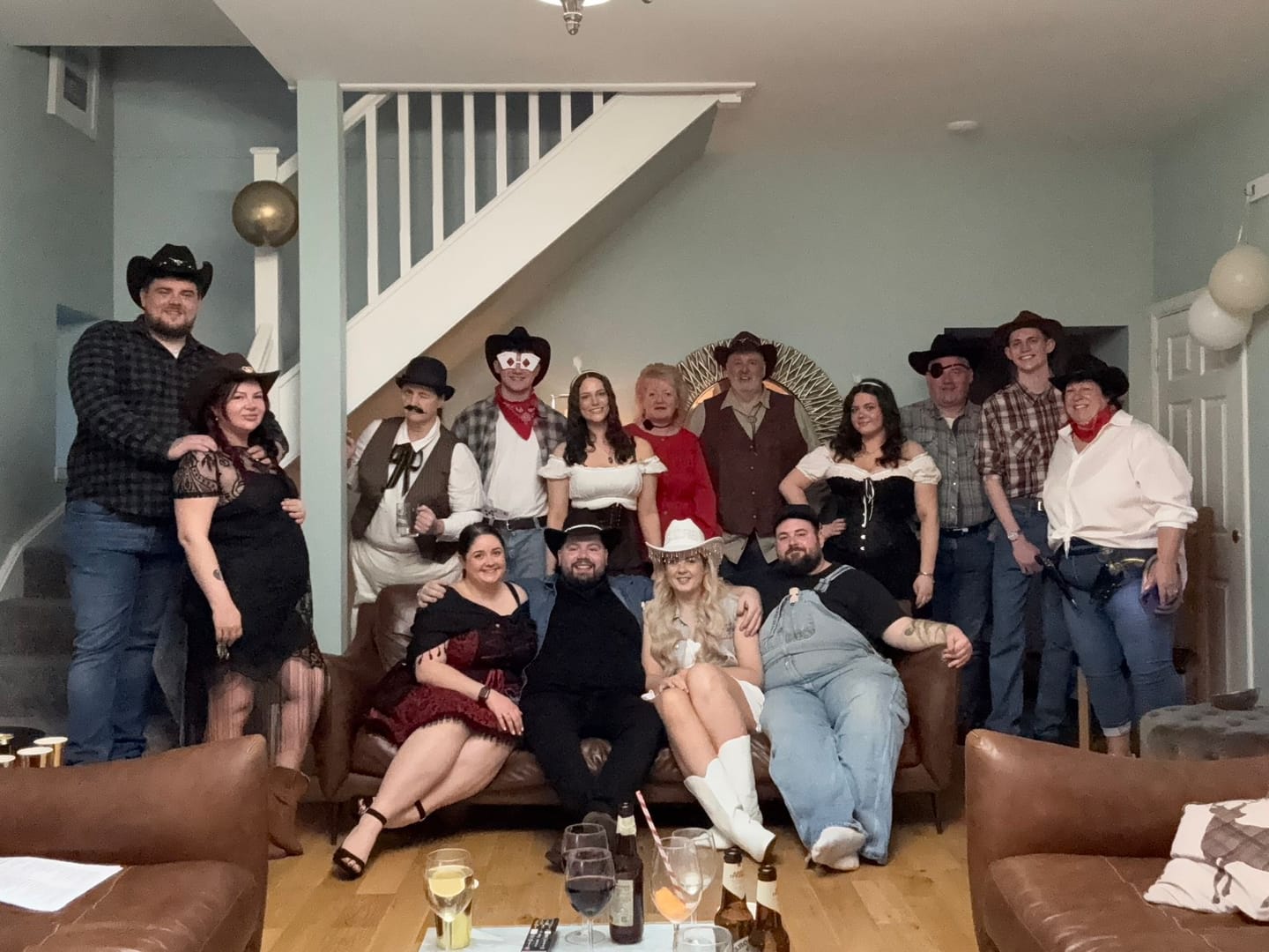 Customer photo review of Wild West Cowboy Murder Mystery Host Your Own Game Kit