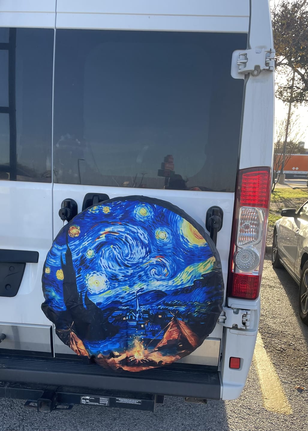 Customer photo review of B-Van Tire Carrier for Promaster