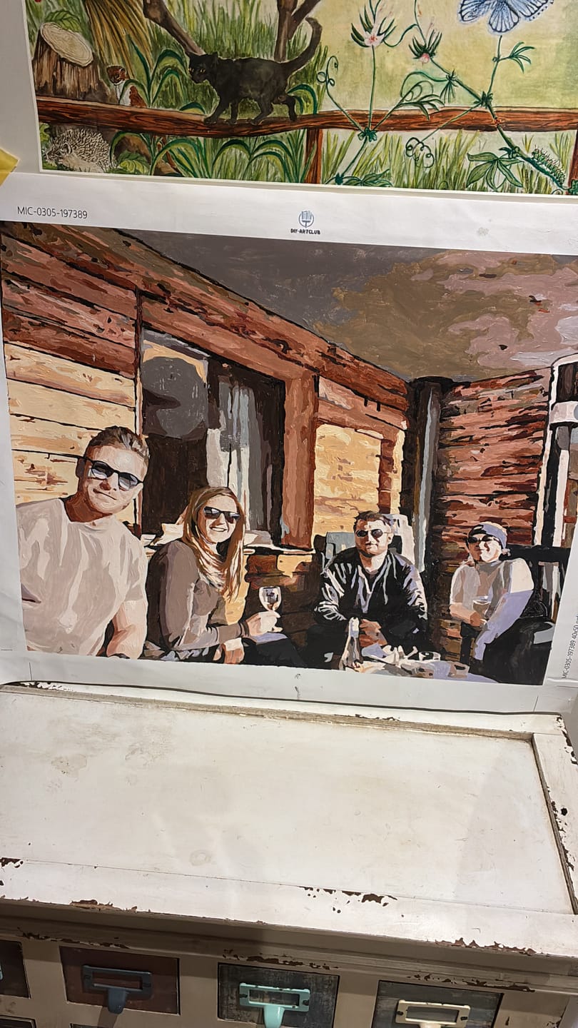 Customer photo review of Custom Kit | Paint by Numbers