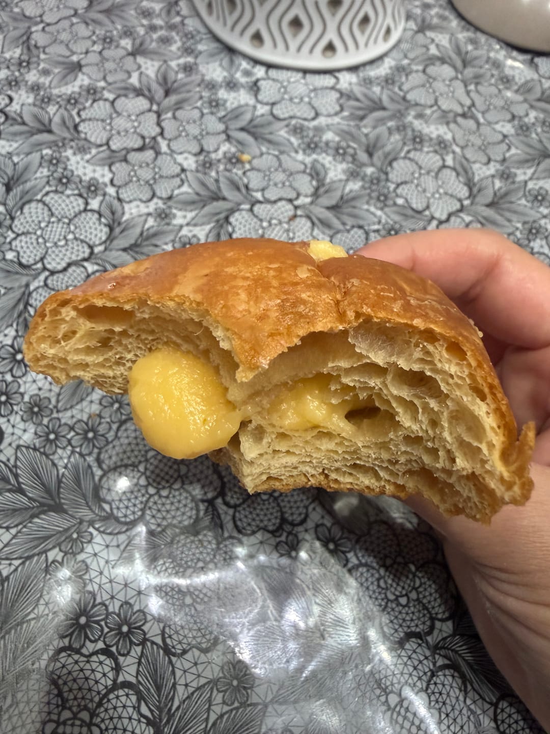 Customer photo review of 15 Cornetti proteici ripieni di crema pasticcera