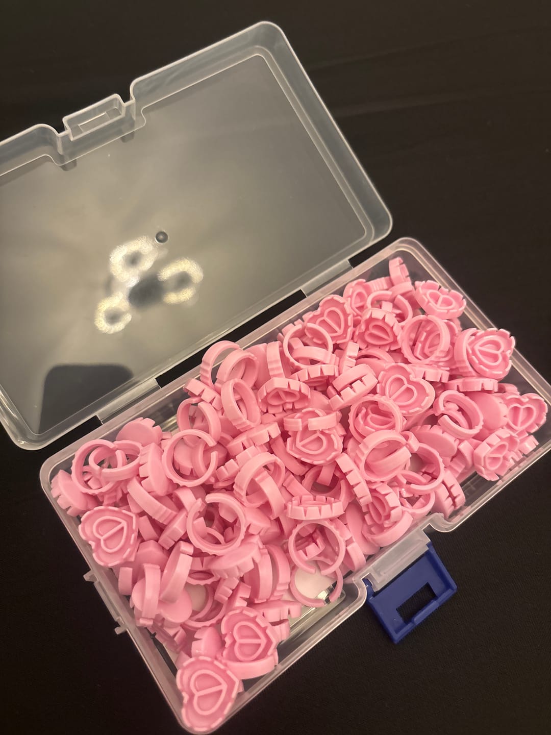 Customer photo review of 100PC Heart-Shaped Ring Cup