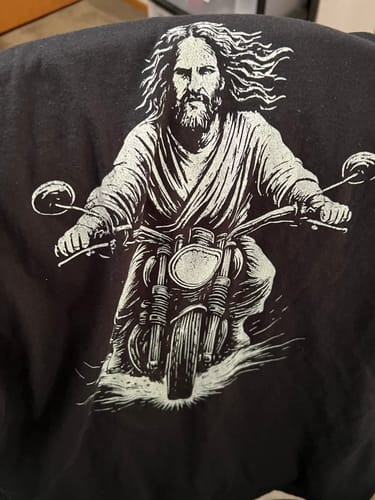 Customer photo review of Devine Ride T-Shirt