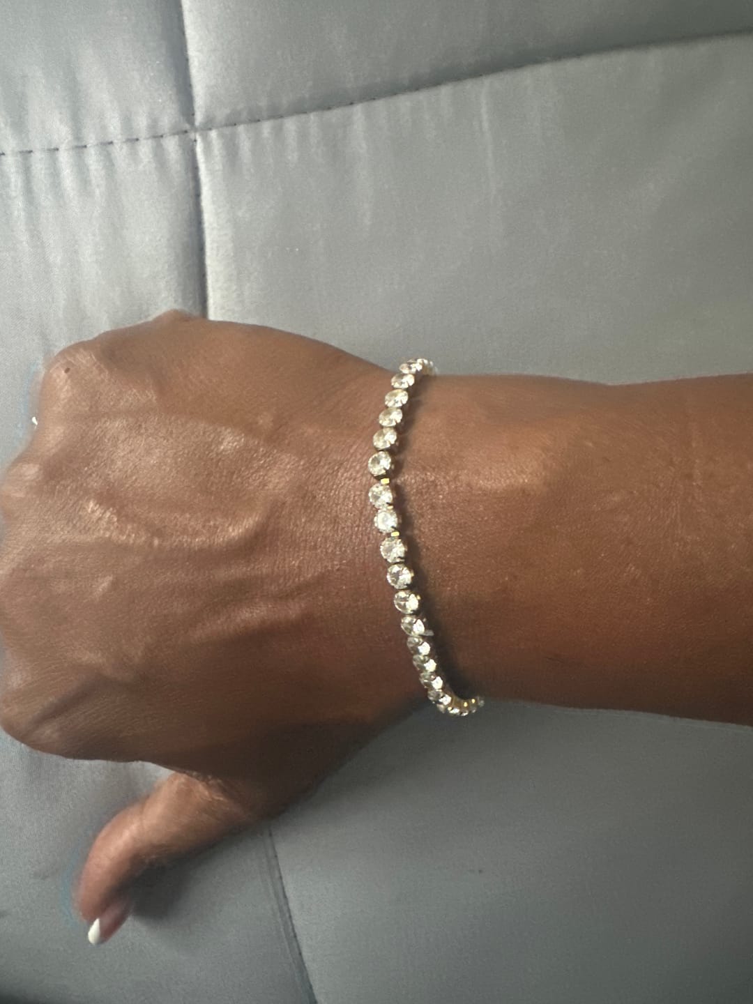 Customer photo review of Martina® Classic Tennis Bracelet