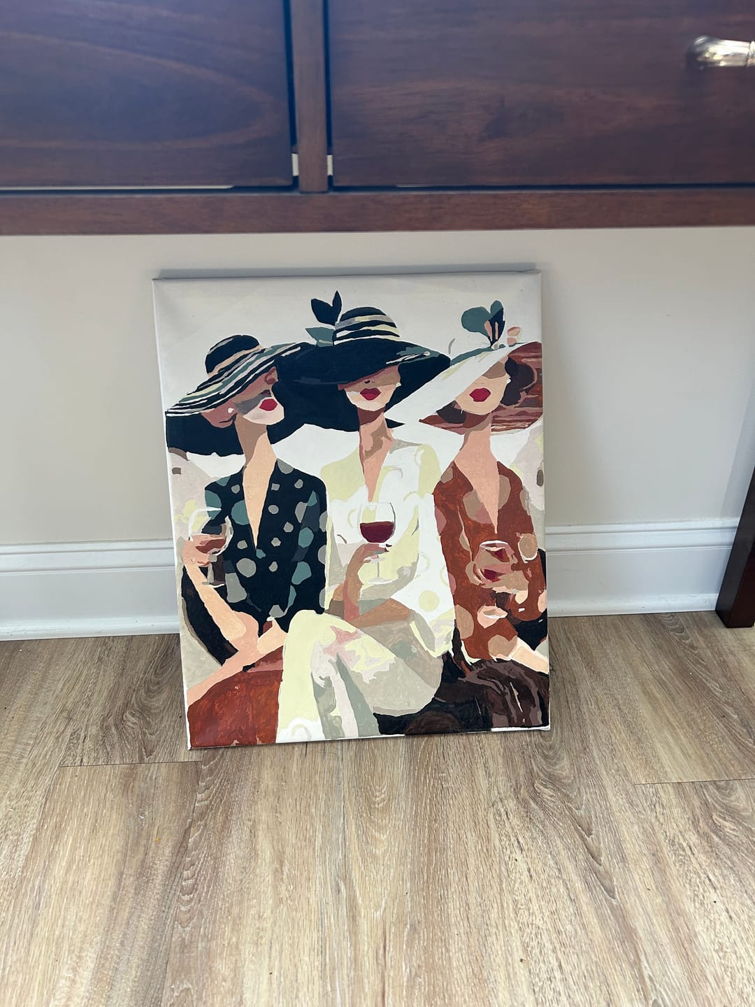 Customer photo review of Wine time | Paint by Number