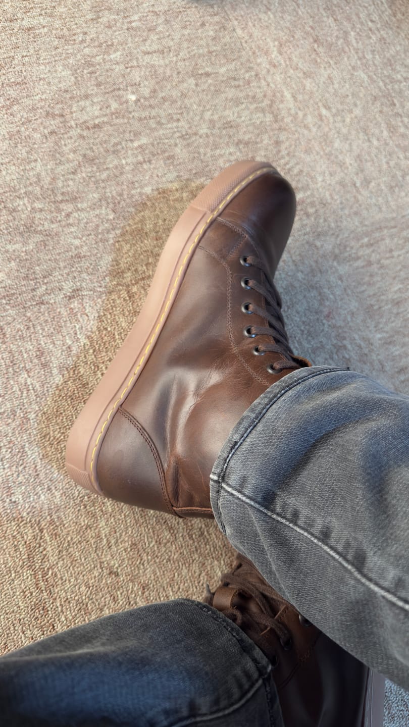 Customer photo review of esc: men's riding sneakers mocha