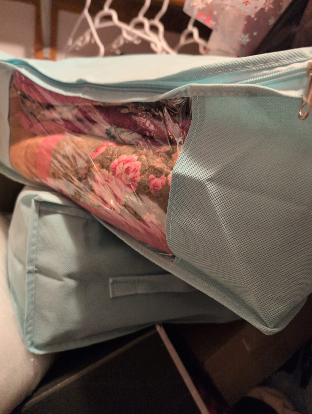 Customer photo review of Quilt Storage Bag