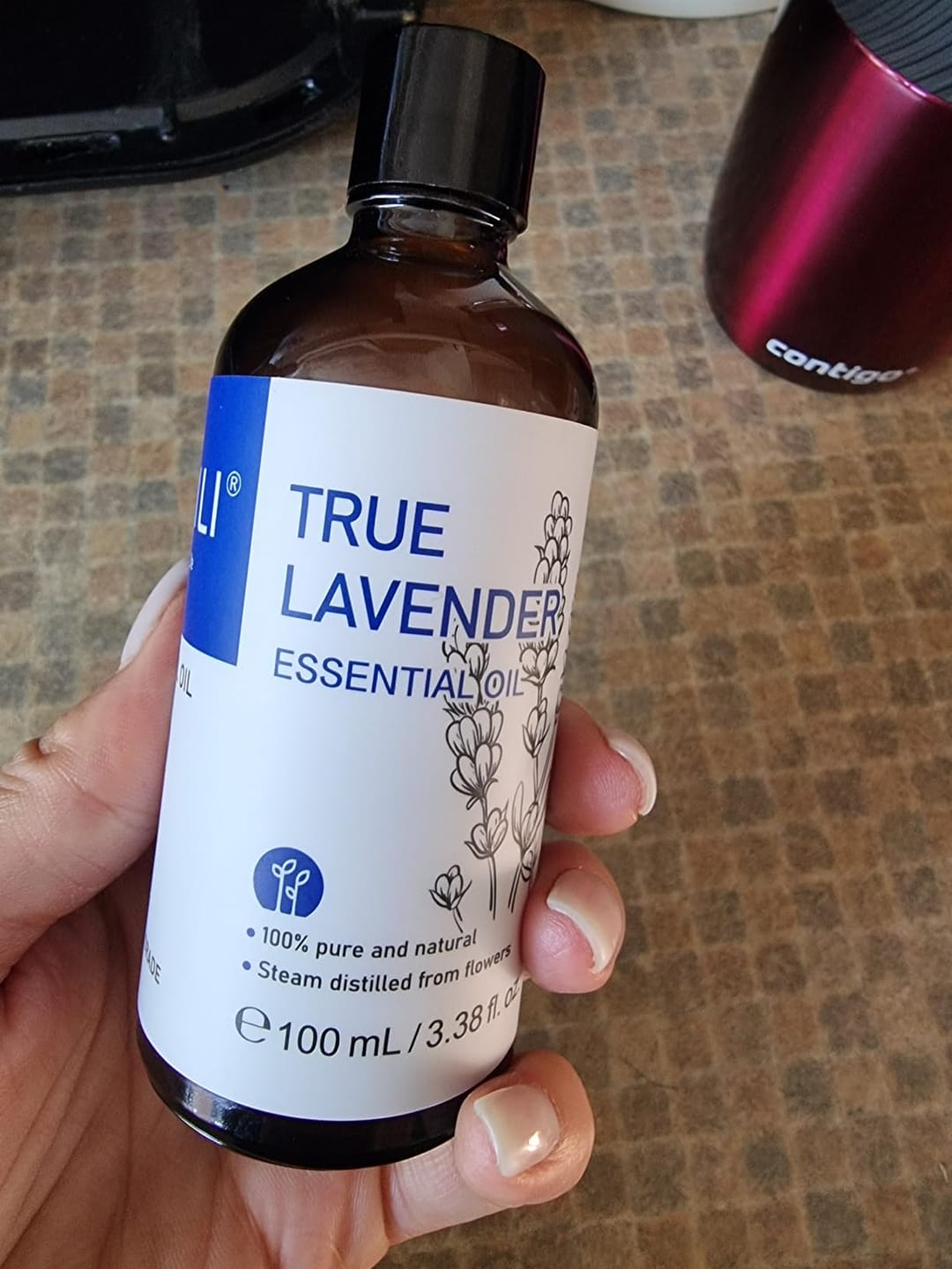 Customer photo review of Lavender Essential Oil