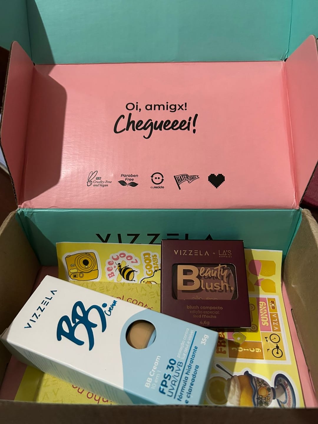 Customer photo review of Beauty Blush Compacto Red Mocha - Vizzela + La’s