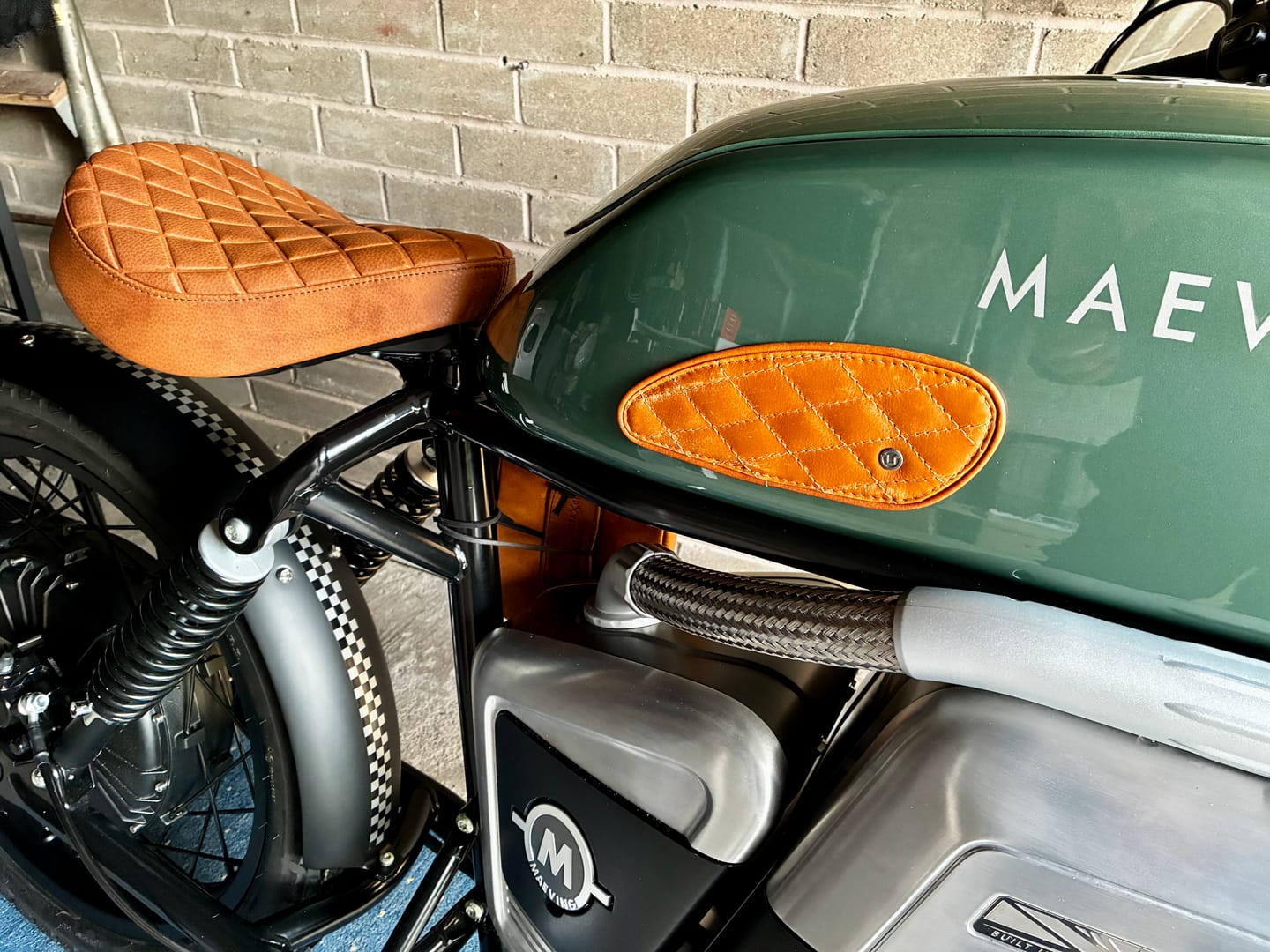 Customer photo review of tank pads mini leather diamond