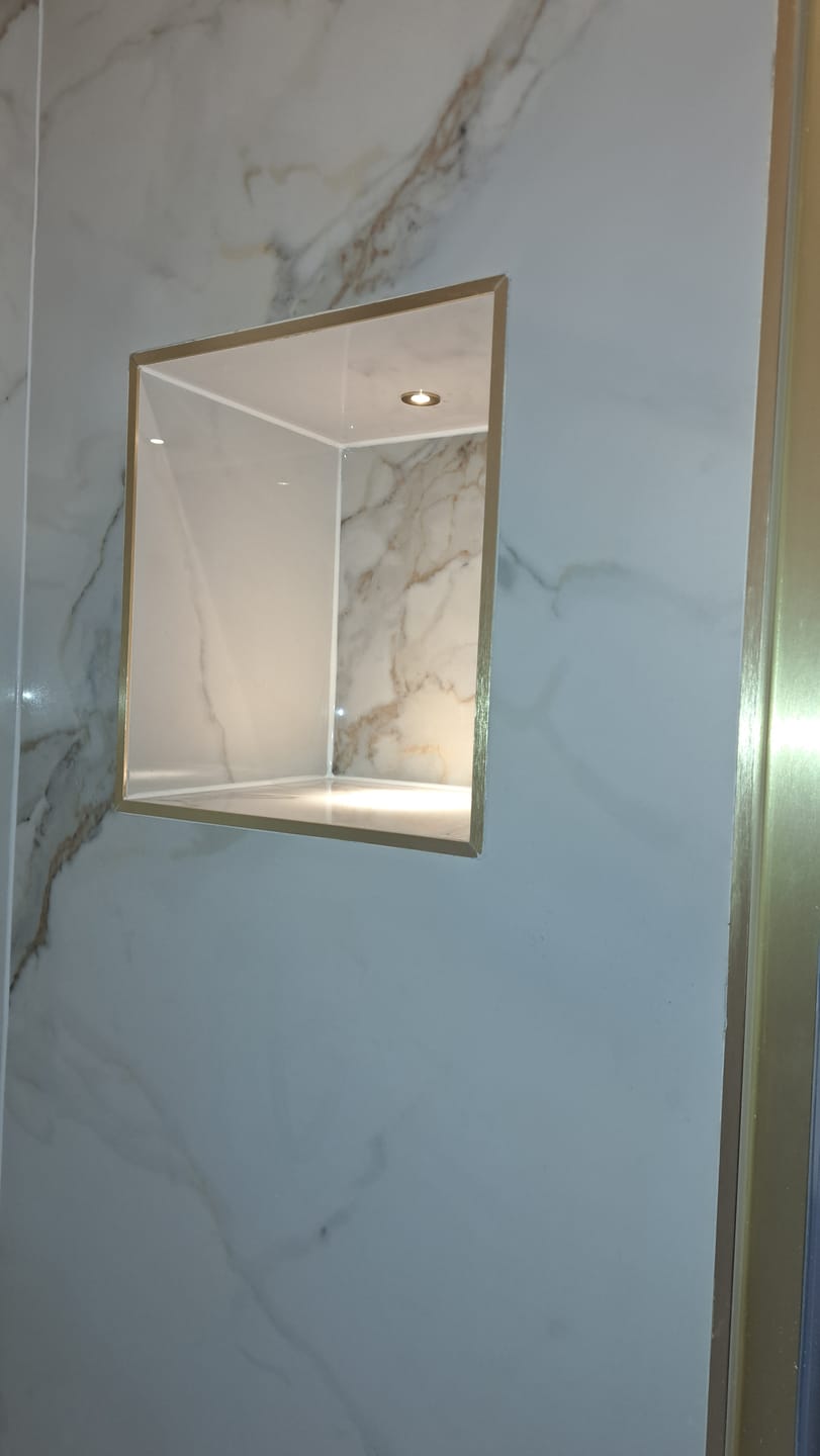 Customer photo review of 1W Ella LED Waterproof IP65 Marker, Step, Deck Light, Gold (Non Dimmable Driver Included)