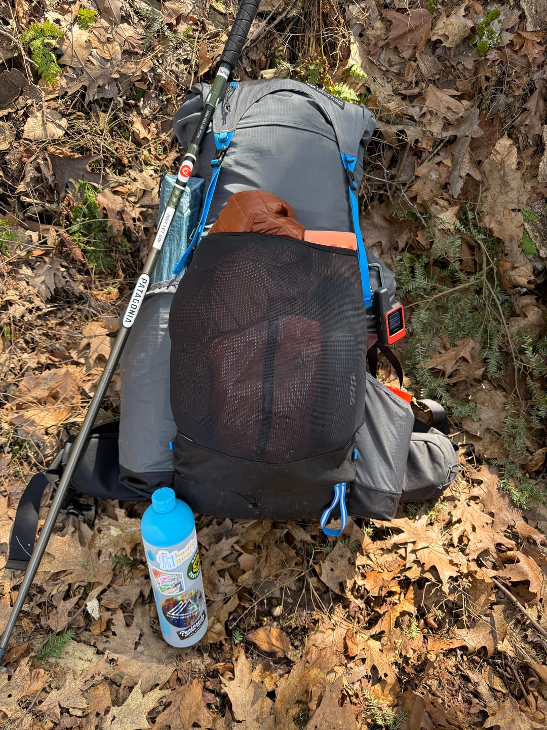 Customer photo review of Mariposa 60 Backpack