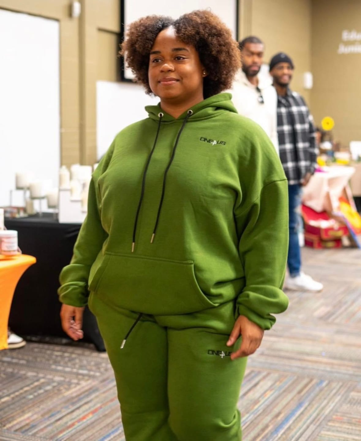 Customer photo review of "Catalyst For Change" Oversized Sweatsuit