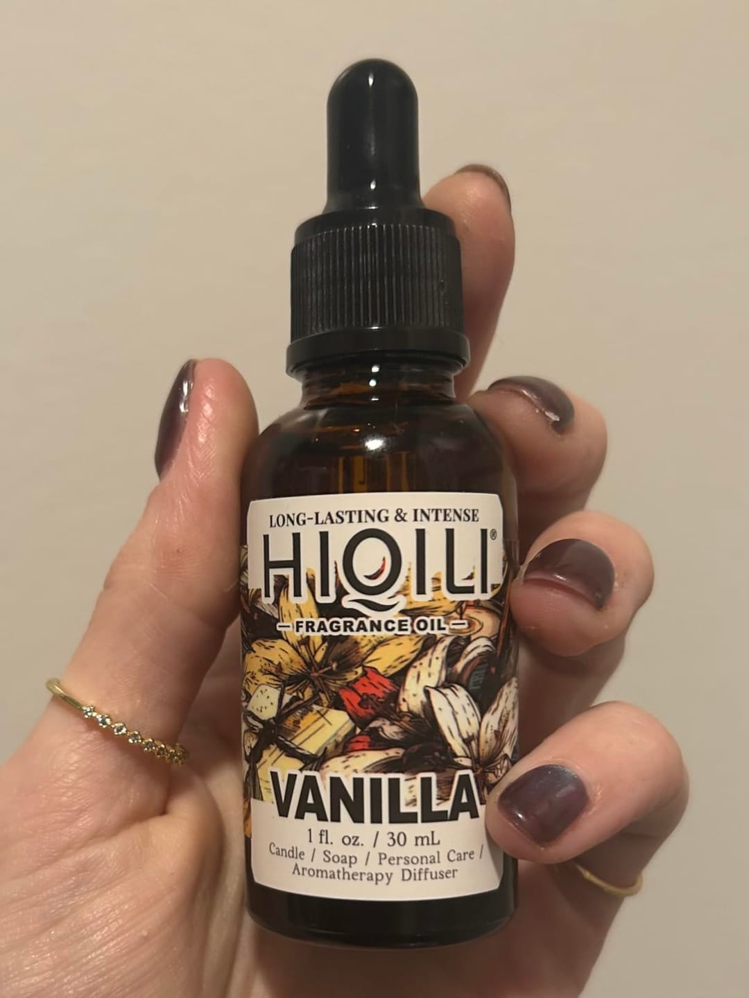 Customer photo review of Vanilla Fragrance Oil