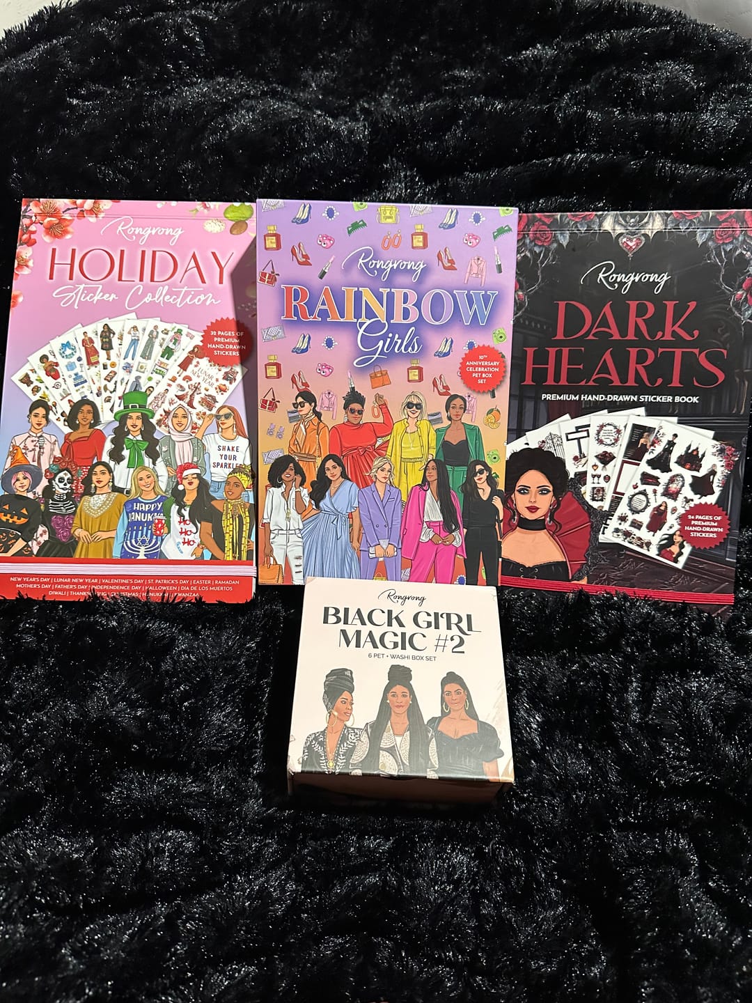 Customer photo review of Black Girl Magic #2 Pre-cut PET Tape + Washi Box Set