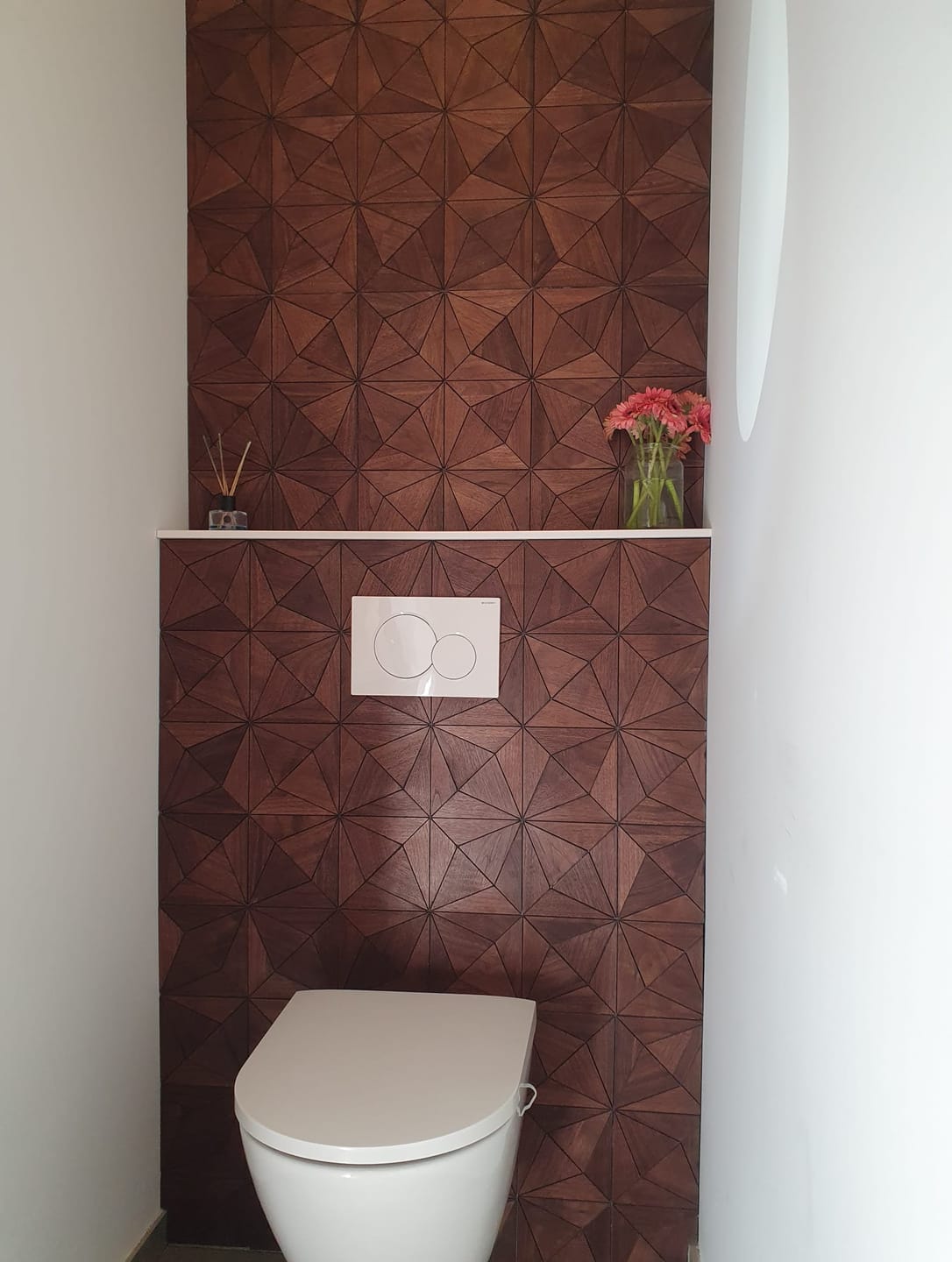 Customer photo review of Decopanel Nolan - Brown - 60cmx60cm
