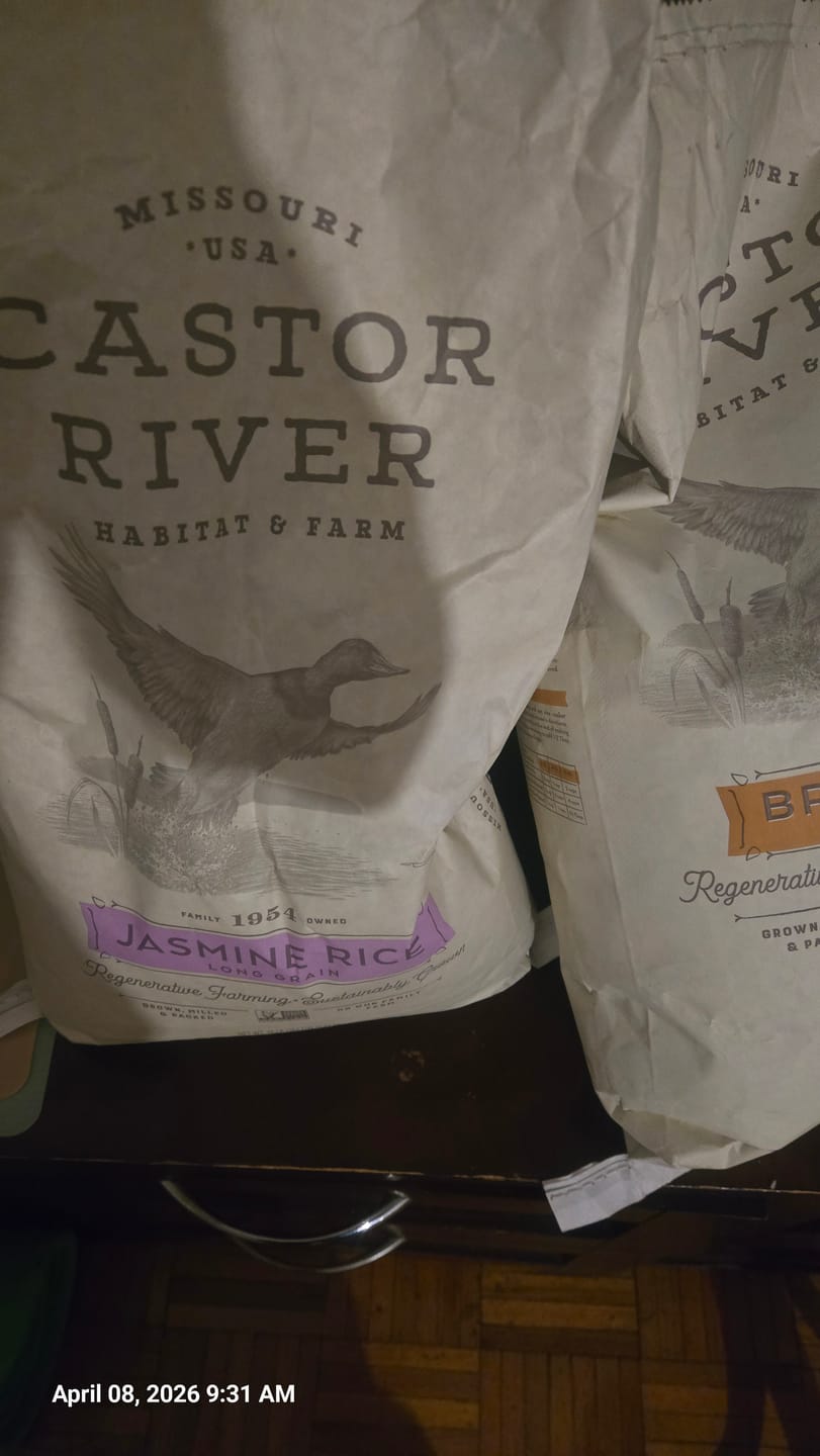 Customer photo review of 24lb Long-Grain Rice
