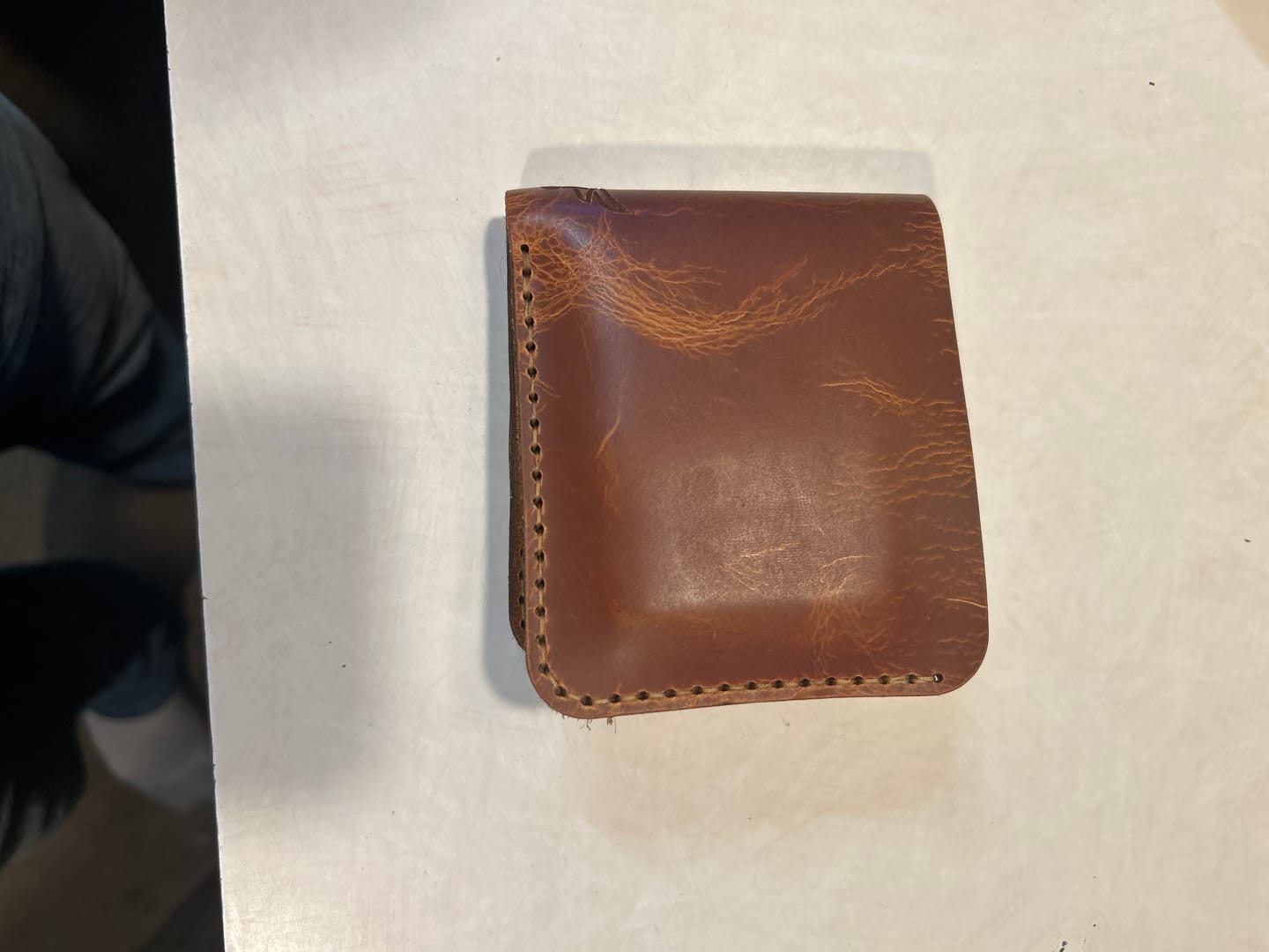 Customer photo review of Badge Bifold Wallet
