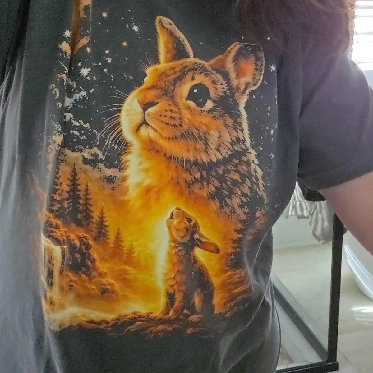 Customer photo review of Bunny Howling to the Moon