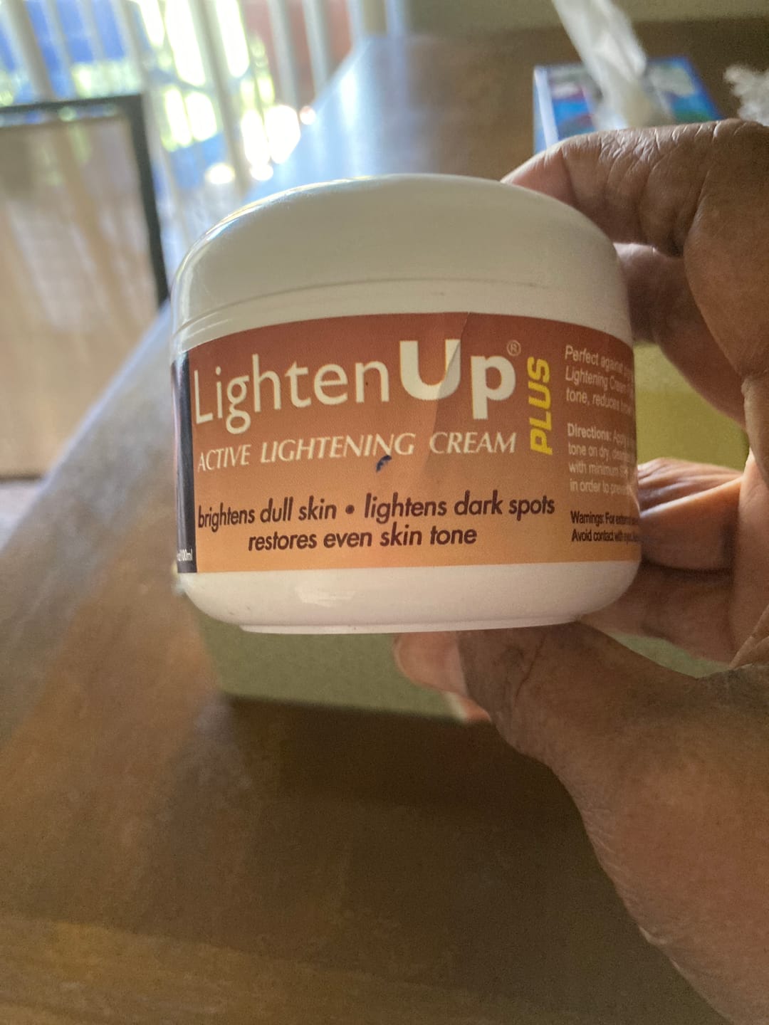 Customer photo review of LightenUp Plus Active Brightening Cream 100ml / 3.4 fl oz