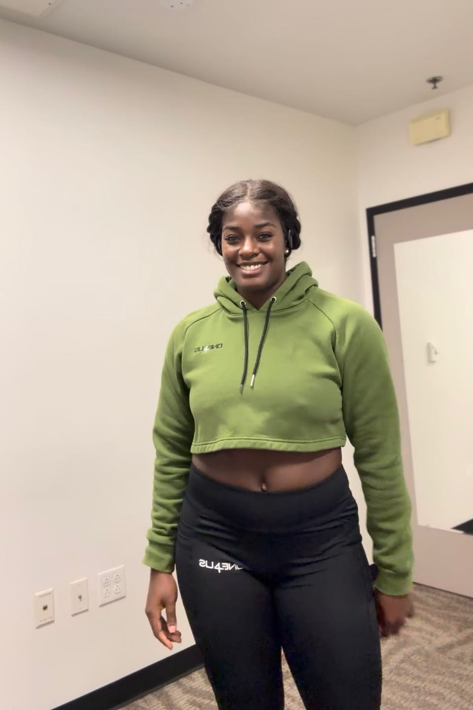 Customer photo review of " The Becoming " Crop Top